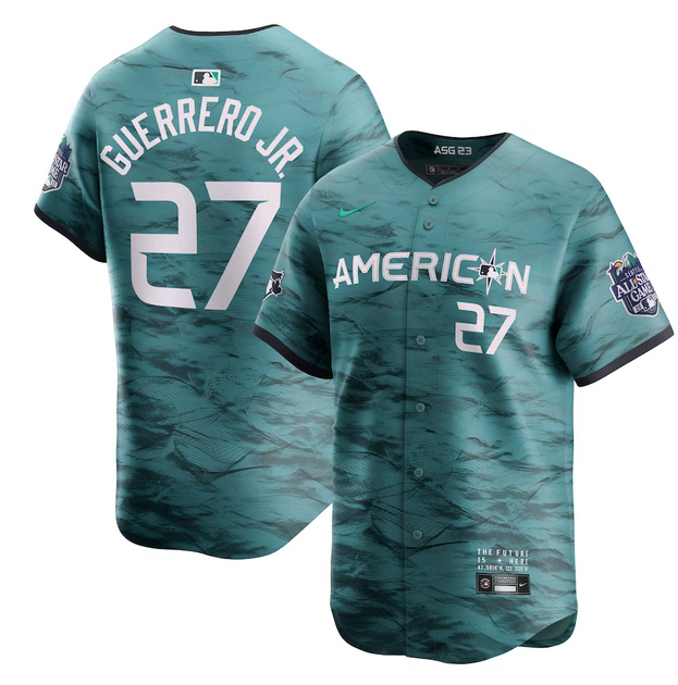 Vladimir Guerrero Jr Toronto Blue Jays teal All-Star jersey