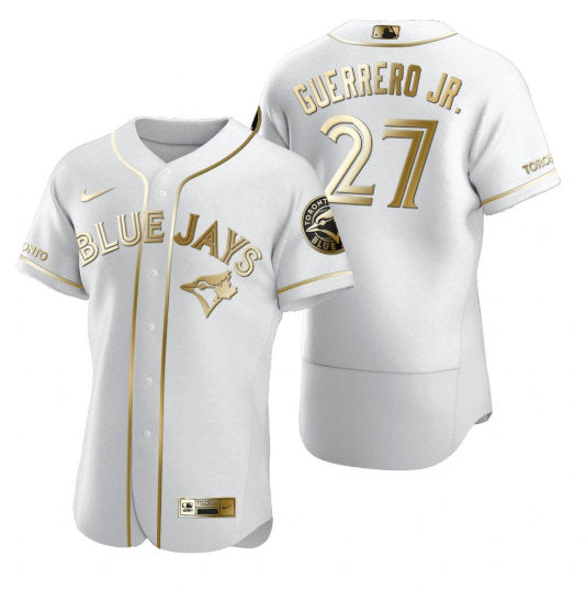 Vladimir Guerrero Jr Toronto Blue Jays white jersey
