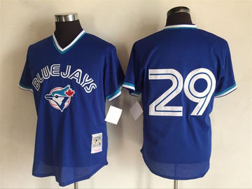 Joe Carter Toronto Blue Jays royal Throwback jersey