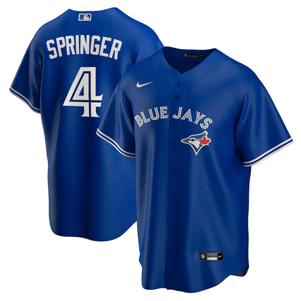 George Springer Toronto Blue Jays blue jersey