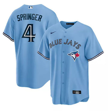 George Springer Toronto Blue Jays blue jersey