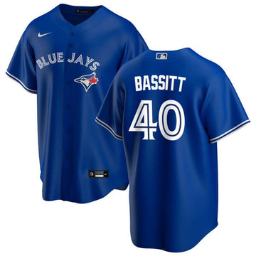 Chris Bassitt Toronto Blue Jays royal jersey