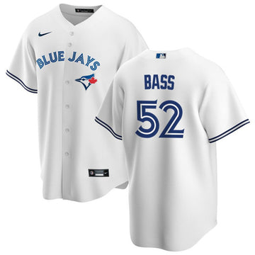 Anthony Bass Toronto Blue Jays white jersey