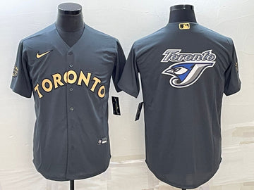 Alek Manoah Toronto Blue Jays charcoal All-Star jersey