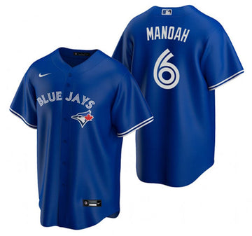 Alek Manoah Toronto Blue Jays royal jersey