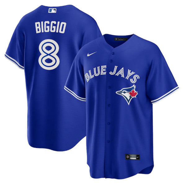 Cavan Biggio Toronto Blue Jays royal jersey
