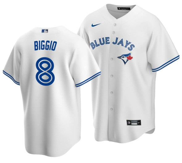 Cavan Biggio Toronto Blue Jays white jersey