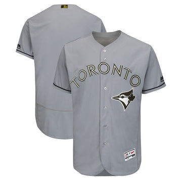 Custom Toronto Blue Jays gray jersey