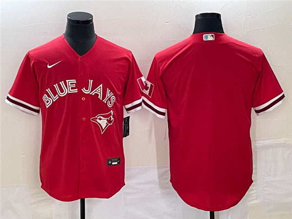 Custom Toronto Blue Jays red jersey