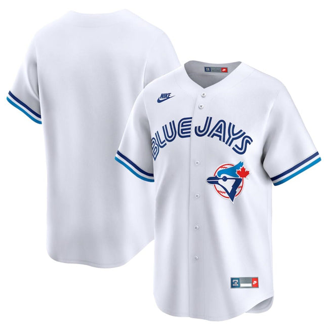 Custom Toronto Blue Jays white Cooperstown jersey