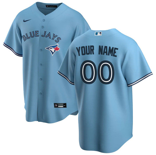 Custom Toronto Blue Jays blue jersey