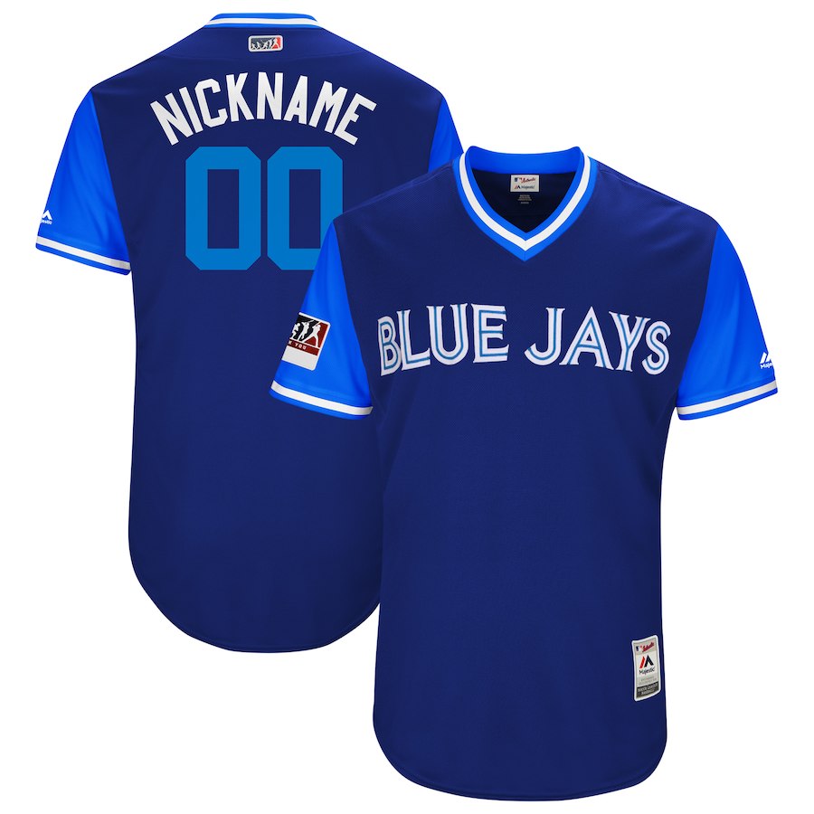 Majestic Royal-Light Toronto Blue Jays jersey