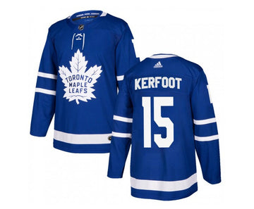 Alexander Kerfoot Toronto Maple Leafs blue jersey