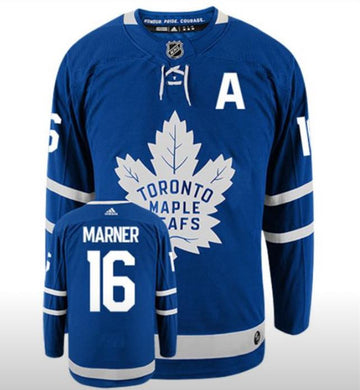 Mitchell Marner Toronto Maple Leafs blue jersey