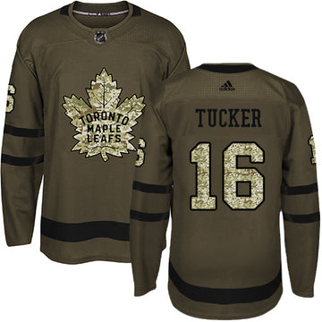 Mitchell Marner Toronto Maple Leafs green Salute To Service jersey