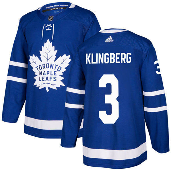 John Klingberg Toronto Maple Leafs blue jersey