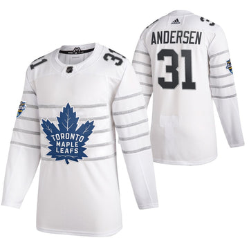 Frederik Andersen Toronto Maple Leafs white jersey