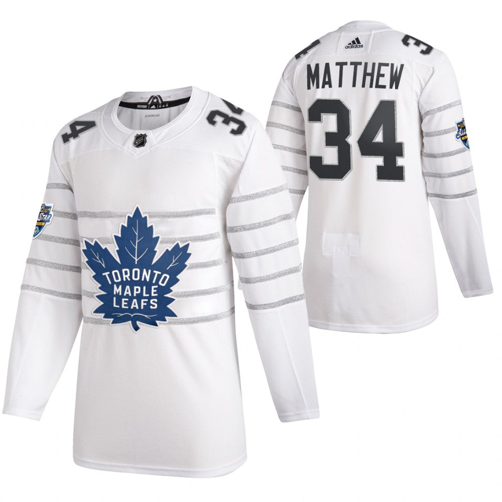 Auston Matthews Toronto Maple Leafs white jersey