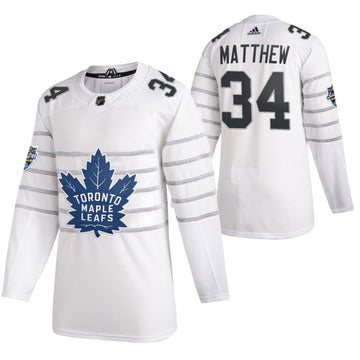 Auston Matthews Toronto Maple Leafs white jersey