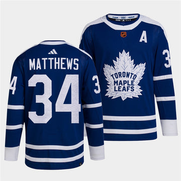 Auston Matthews Toronto Maple Leafs blue Reverse Retro jersey