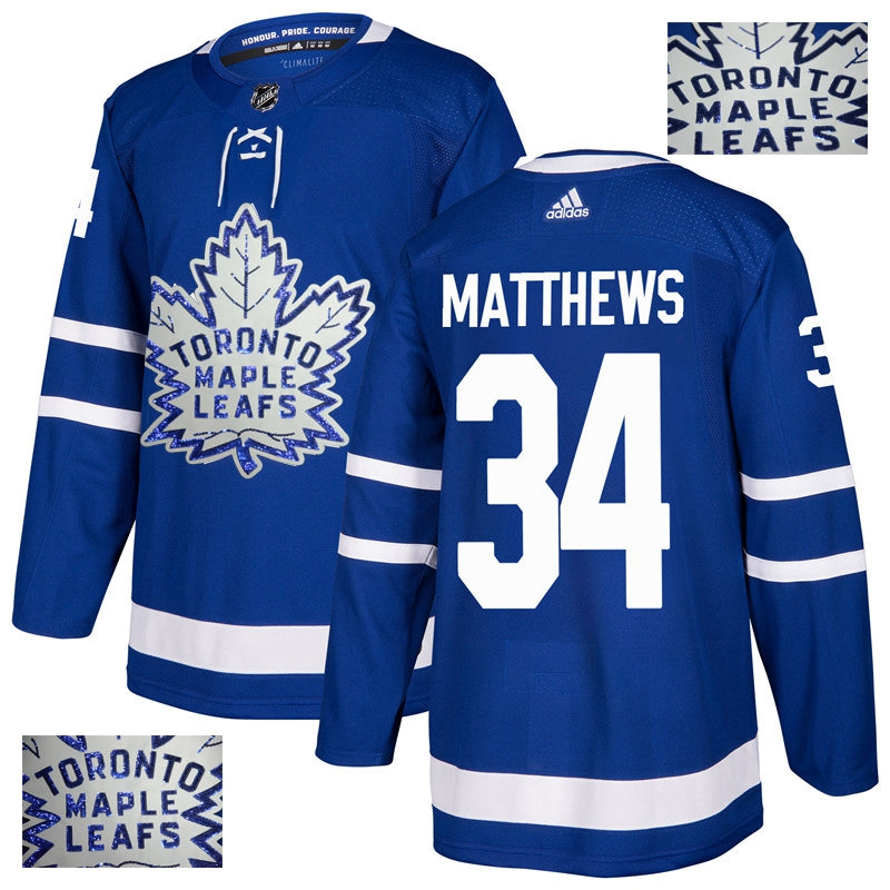 Auston Matthews Toronto Maple Leafs blue Fashion jersey