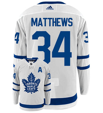 Auston Matthews Toronto Maple Leafs white jersey
