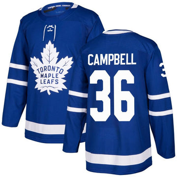 Jack Campbell Toronto Maple Leafs blue jersey