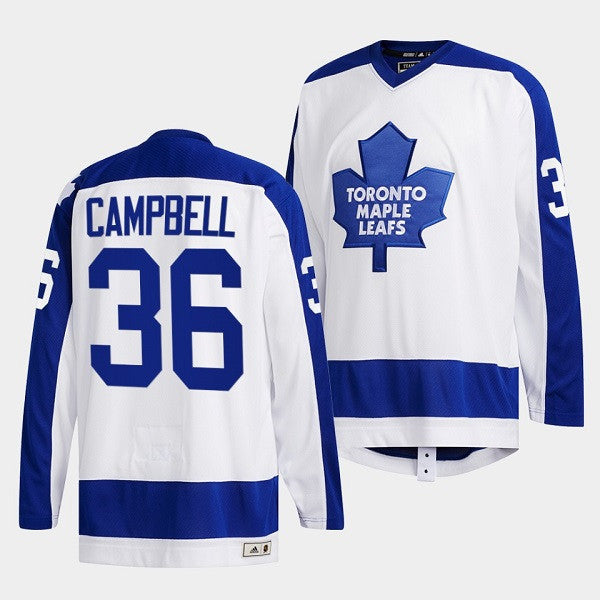 Jack Campbell Toronto Maple Leafs white jersey