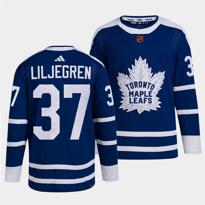 Timothy Liljegren Toronto Maple Leafs blue Reverse Retro jersey
