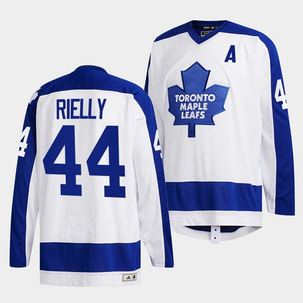 Morgan Rielly Toronto Maple Leafs white jersey