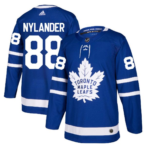 William Nylander Toronto Maple Leafs blue jersey