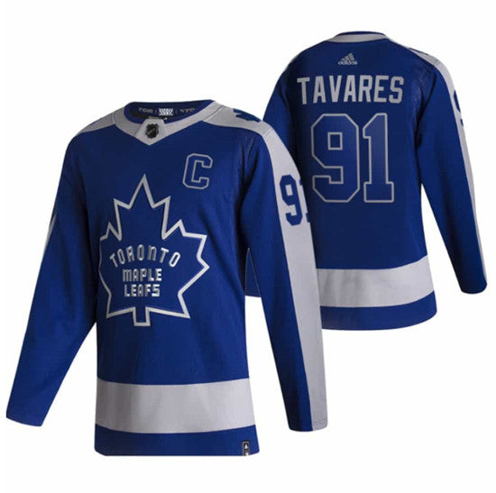 John Tavares Toronto Maple Leafs blue Reverse Retro jersey
