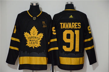 John Tavares Toronto Maple Leafs black City Edition jersey