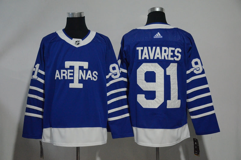 John Tavares Toronto Maple Leafs blue Throwback jersey