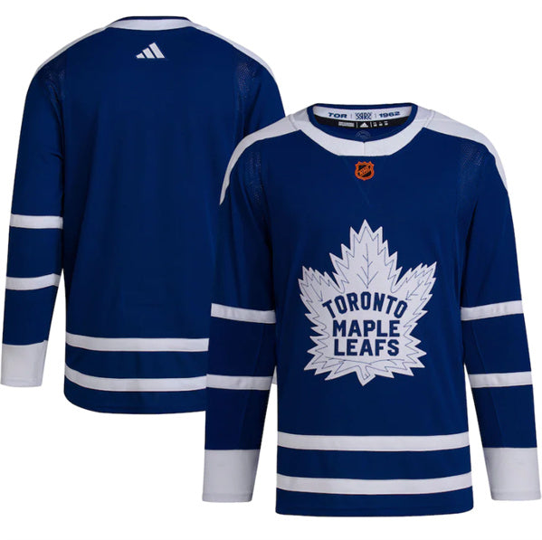 Custom Toronto Maple Leafs blue Reverse Retro jersey