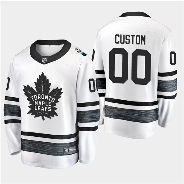 Custom Toronto Maple Leafs white jersey