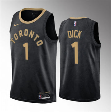 Gradey Toronto Raptors black City Edition jersey