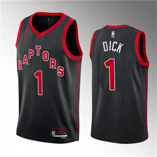 Gradey Toronto Raptors black jersey