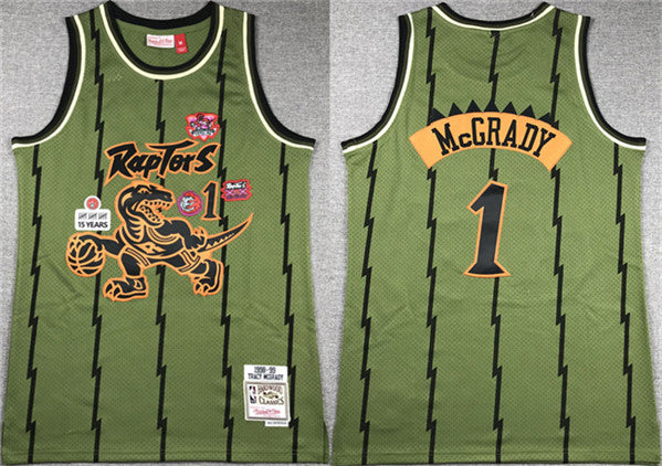 Tracy McGrady Toronto Raptors green Throwback jersey