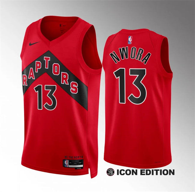 Jordan Nwora Toronto Raptors red jersey