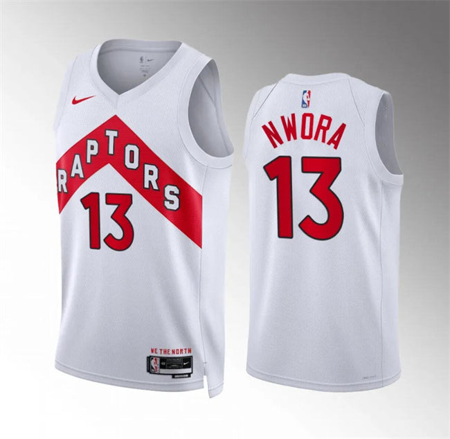 Jordan Nwora Toronto Raptors white jersey