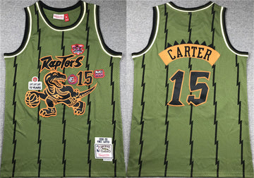 Vince Carter Toronto Raptors green Throwback jersey