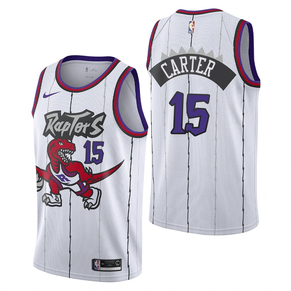 Vince Carter Toronto Raptors white jersey