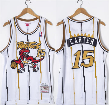 Vince Carter Toronto Raptors white Throwback jersey