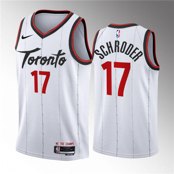 Dennis Schroder Toronto Raptors white jersey