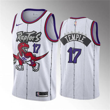 Garrett Temple Toronto Raptors white Classic jersey