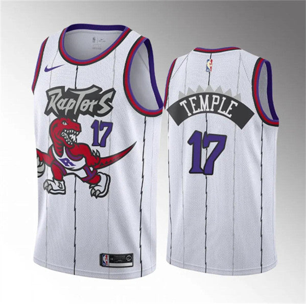 Garrett Temple Toronto Raptors white Classic jersey