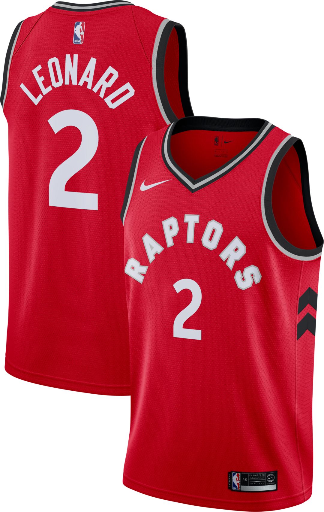 Kawhi Leonard Toronto Raptors red jersey