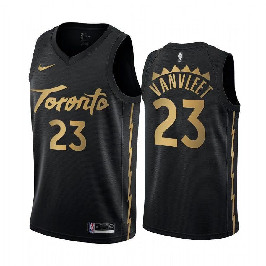 Fred VanVleet Toronto Raptors black City Edition jersey