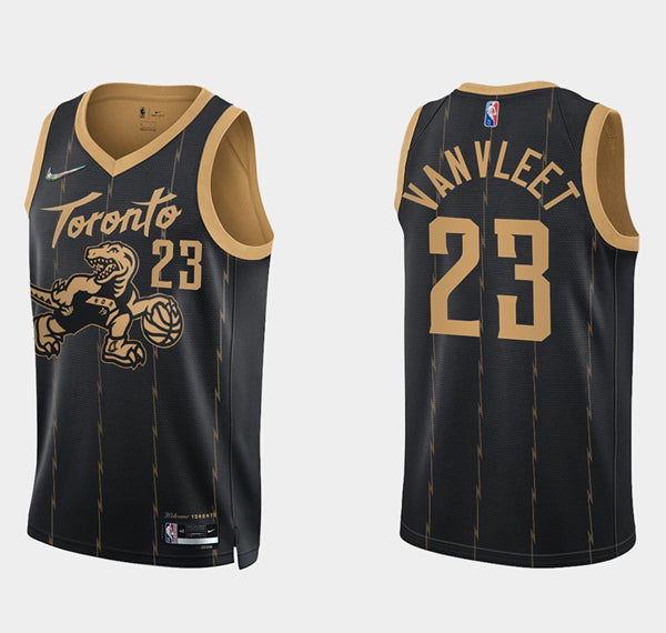 Fred Vanvleet Toronto Raptors black jersey